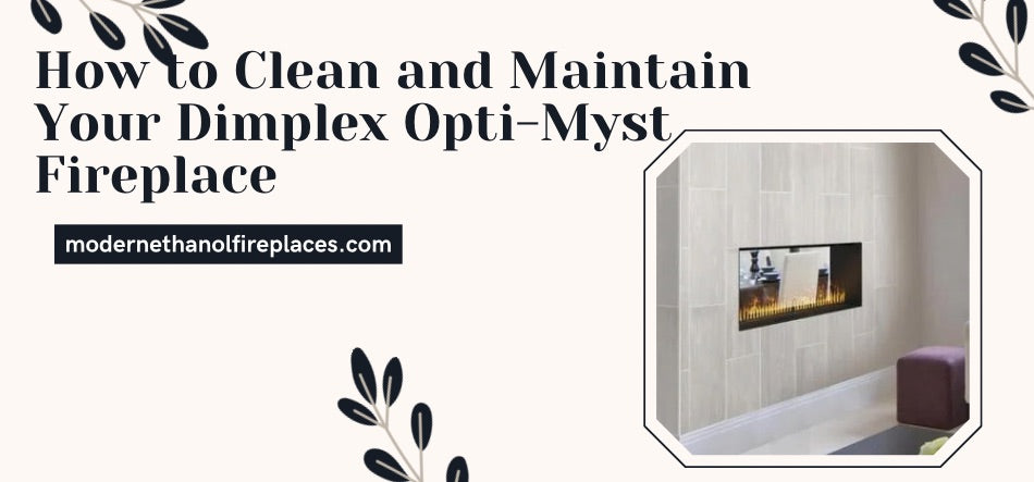 How to Clean and Maintain Your Dimplex Opti-Myst Fireplace