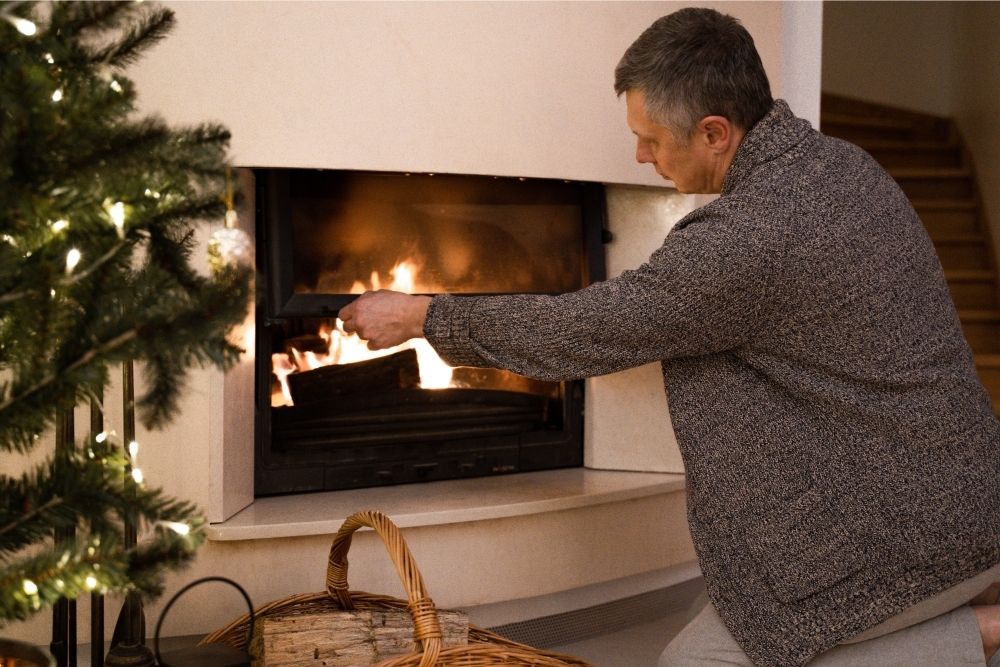 Why Do You Get Warm Standing In Front Of A Fireplace?