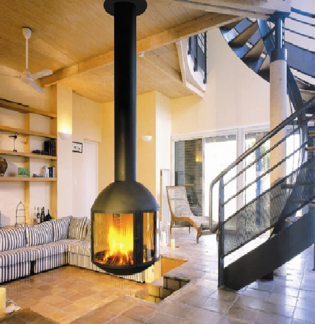 Hanging Fireplace