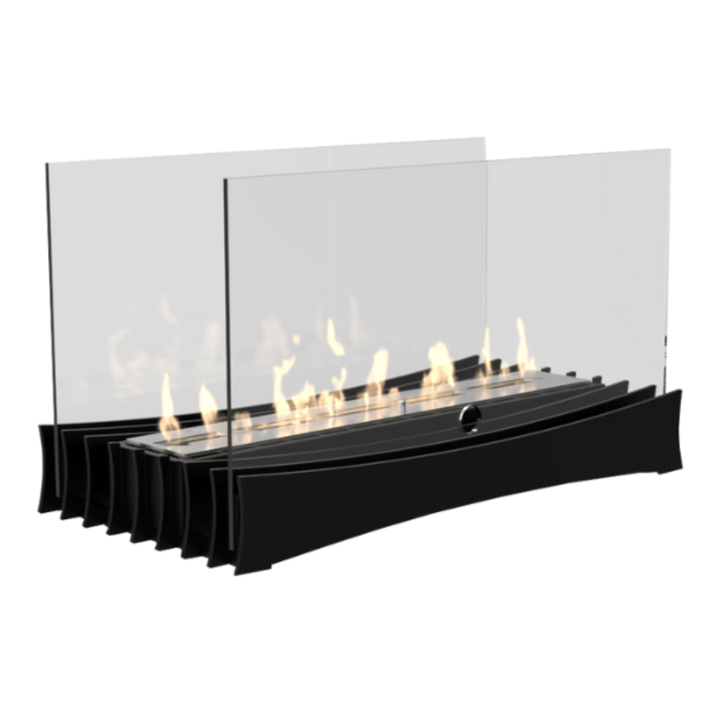 Decoflame Ethanol Fireplaces Decoflame Ascot 22" Black Manual Ethanol Fireplace Insert