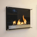 Decoflame Ethanol Fireplaces Decoflame Atlantic 27" Black Wall Mounted Manual Ethanol Fireplace