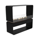 Decoflame Ethanol Fireplaces Decoflame Austin 41" Black e-Ribbon Freestanding Ethanol Fireplace