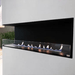 Decoflame Ethanol Fireplaces Decoflame Montreal Open to Front and 1 Side 31" Black Manual  Recessed Ethanol Fireplace