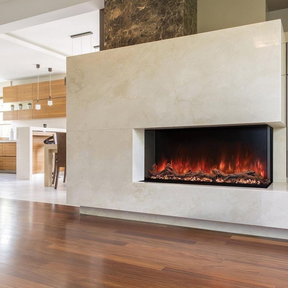 Modern Flames Electric Fireplaces Modern Flames 44-in Landscape Pro MultiView Built-In Electric Fireplace