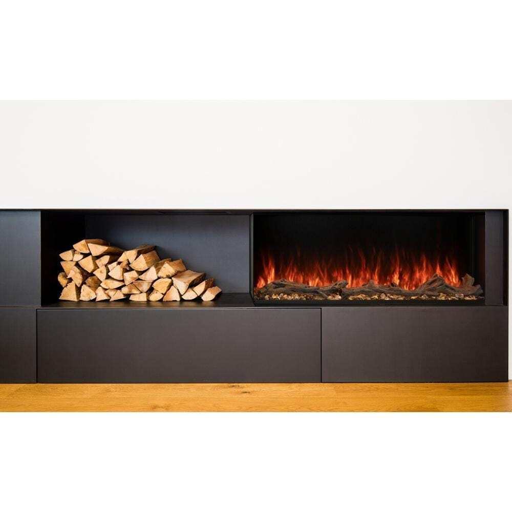 Modern Flames Electric Fireplaces Modern Flames 44-in Landscape Pro MultiView Built-In Electric Fireplace
