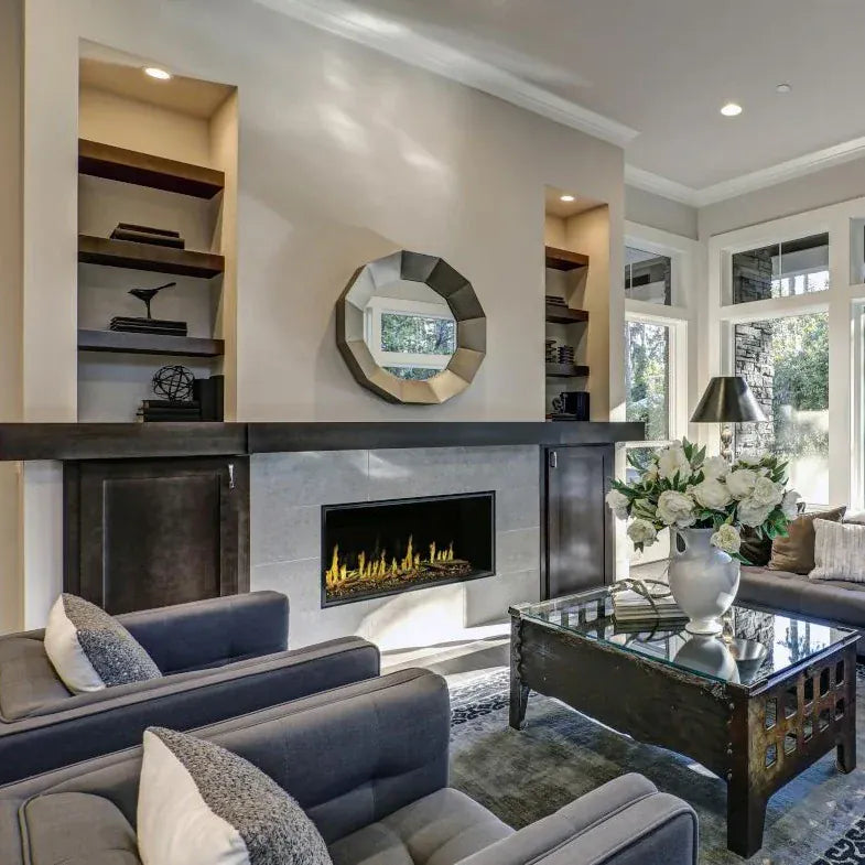 Modern Flames Electric Fireplaces Modern Flames Orion 52-in Multi Heliovision Linear Electric Fireplace