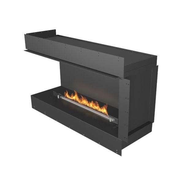 NetZero Ethanol Fireplaces NetZero Single-Sided/Left-Corner/Right-Corner/Three-Sided 40" Black Firebox Ethanol Firebox