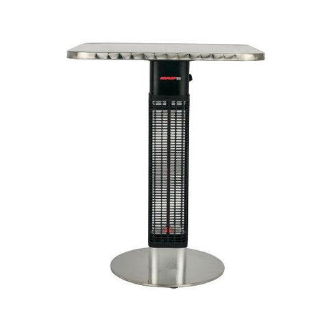 Image of RADTEC SBT-15S 30" Infrared Bistro Table Heater - Square Top-Modern Ethanol Fireplaces