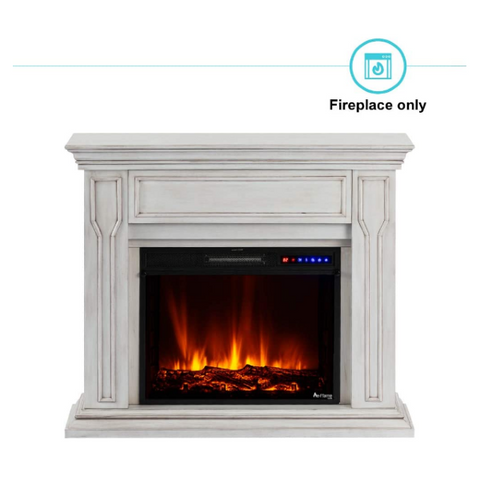 Image of e-Flame USA Breckenridge 25" Black LED Electric Fireplace Stove Insert with Remote
