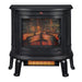 Duraflame DFI-7117-01 22" Black 3D Curved Front Infrared Electric Fireplace with Remote Control-Modern Ethanol Fireplaces