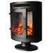 Cambridge 28" Black 1500W Freestanding Electric Fireplace with Log Display-Modern Ethanol Fireplaces