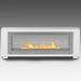 Eco-Feu Santa Cruz 63" White 2-Sided Ventless Ethanol Fireplace w/ Spout WS-00080-Modern Ethanol Fireplaces
