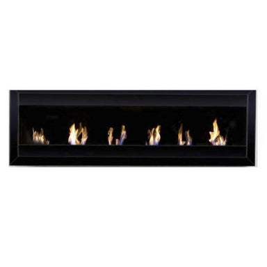 Bio-Blaze Square XL I BB-SQXL1B 59" Black Wall Mounted Ethanol Fireplace-Modern Ethanol Fireplaces