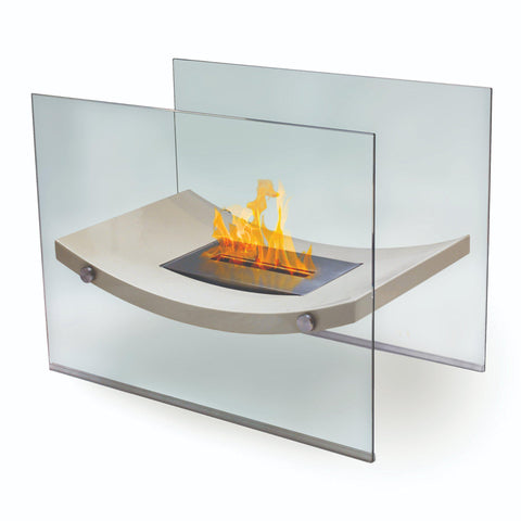 Image of Anywhere Fireplace Broadway Free-Standing Ethanol Fireplace-Modern Ethanol Fireplaces