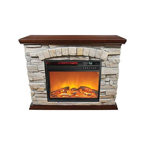 Image of AA Warehousing FP920 36" Black Electric Fireplace Insert-Modern Ethanol Fireplaces