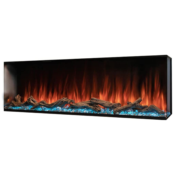 Modern Flames Landscape Pro Multi 68" Black Multi Sided Electric Fireplace