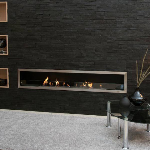 Image of Decoflame Orlando Recessed Manual Ethanol Fireplace-Modern Ethanol Fireplaces
