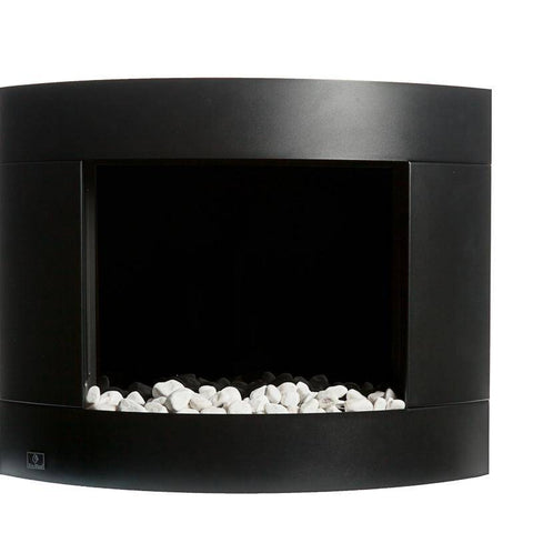 Image of Bio-Blaze Diamond I Black Ventless Wall Fireplace (BB-DB1)-Modern Ethanol Fireplaces