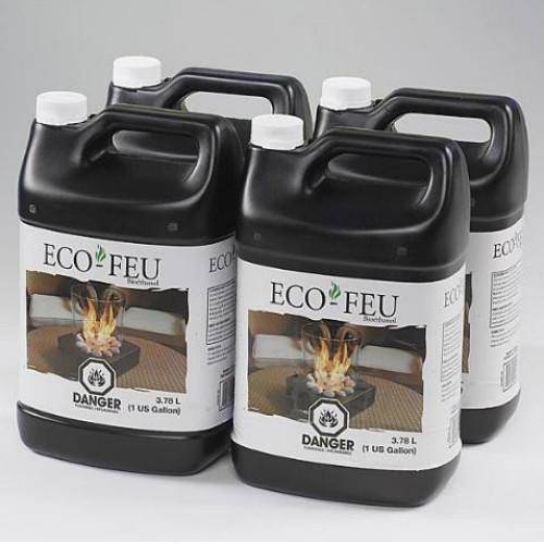 Eco-Feu Bio Ethanol Fireplace Fuel - 4 Gallons-Modern Ethanol Fireplaces