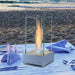 Eco-Feu Cartier 7" Stainless Steel Tabletop Ethanol Fireplace TT-00106-Modern Ethanol Fireplaces
