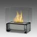 Eco-Feu Paris 7" Black Tabletop Ethanol Fireplace with Fuel TT-00134-Modern Ethanol Fireplaces