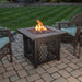 Endless Summer 30" LP Gas Outdoor Fire Pit with Slate Tile Mantel-Modern Ethanol Fireplaces