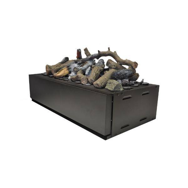 GlammFire Electric Glamm Kit 3D Plus 500 with Remote Control-20 inch-Modern Ethanol Fireplaces