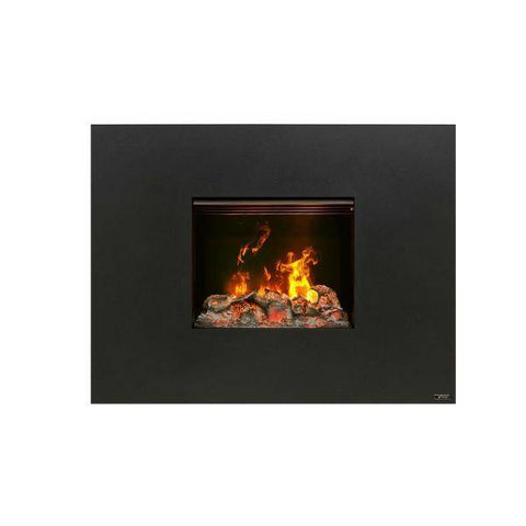 Image of GlammFire Senses 3D Recessed Ethanol Fireplace with Remote Control-35 inch-Modern Ethanol Fireplaces