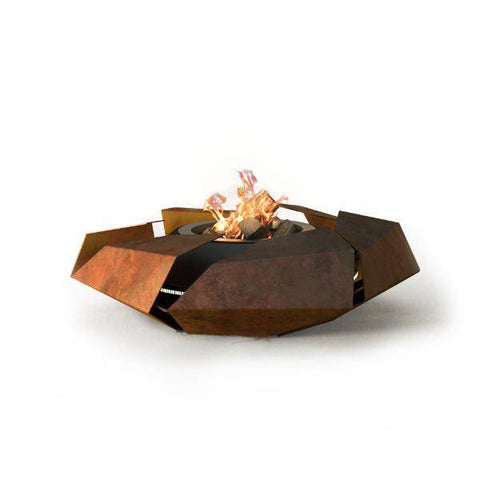 Image of GlammFire Stravaganza Outdoor Fire Pit - 19 inch-Modern Ethanol Fireplaces