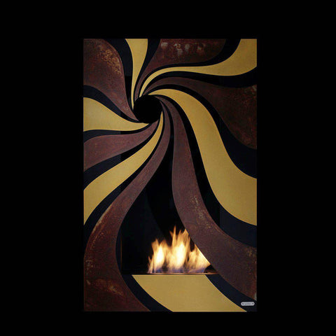 GlammFire Hypnosz EVOPlus Automatic Wall Mounted Ethanol Fireplace 28"-Modern Ethanol Fireplaces