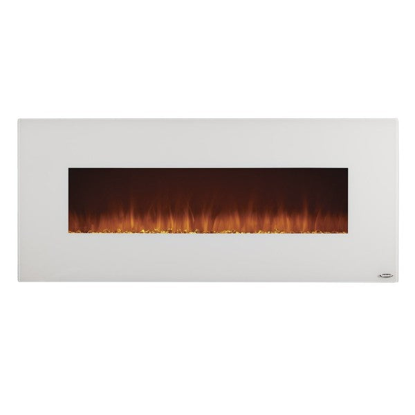 Touchstone Ivory 80002 50" White Wall Mounted Electric Fireplace-Modern Ethanol Fireplaces