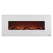 Touchstone Ivory 80002 50" White Wall Mounted Electric Fireplace-Modern Ethanol Fireplaces