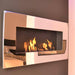 Decoflame New York Empire Wall Fireplace (White)-Modern Ethanol Fireplaces
