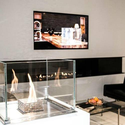 Decoflame Nice Built-In Burner Fireplace (Indoor / Outdoor)-Modern Ethanol Fireplaces