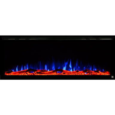 Touchstone Sideline Elite Smart 60" Black WiFi-Enabled Recessed Electric Fireplace-Modern Ethanol Fireplaces