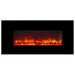 AA Warehousing Electric Fireplaces AA Warehousing 45" Black Wall Mounted Electric Fireplace