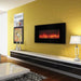 AA Warehousing Electric Fireplaces AA Warehousing 45" Black Wall Mounted Electric Fireplace