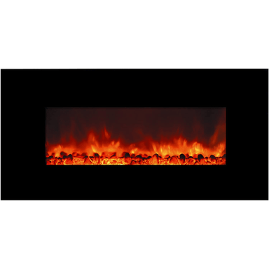 AA Warehousing Electric Fireplaces AA Warehousing 45" Black Wall Mounted Electric Fireplace