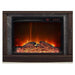 Ameriwood Home Electric Fireplaces Ameriwood Home Barrow Creek 60" Espresso Freestanding Electric Fireplace Console