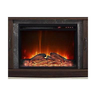 Ameriwood Home Electric Fireplaces Ameriwood Home Barrow Creek 60" Espresso Freestanding Electric Fireplace Console