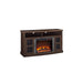 Ameriwood Home Electric Fireplaces Ameriwood Home Barrow Creek 60" Espresso Freestanding Electric Fireplace Console