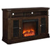 Ameriwood Home Electric Fireplaces Ameriwood Home Brooklyn 50" Espresso Freestanding Electric Fireplace TV Console