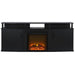 Ameriwood Home Electric Fireplaces Ameriwood Home Carson 70" Black Freestanding Electric Fireplace for TV Console