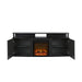 Ameriwood Home Electric Fireplaces Ameriwood Home Carson 70" Black Freestanding Electric Fireplace for TV Console