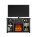 Ameriwood Home Electric Fireplaces Ameriwood Home Edgewood 55" Black Freestanding Electric Fireplace - TV Stand