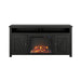 Ameriwood Home Electric Fireplaces Ameriwood Home Farmington 60" Black Oak Freestanding Electric Fireplace TV Console