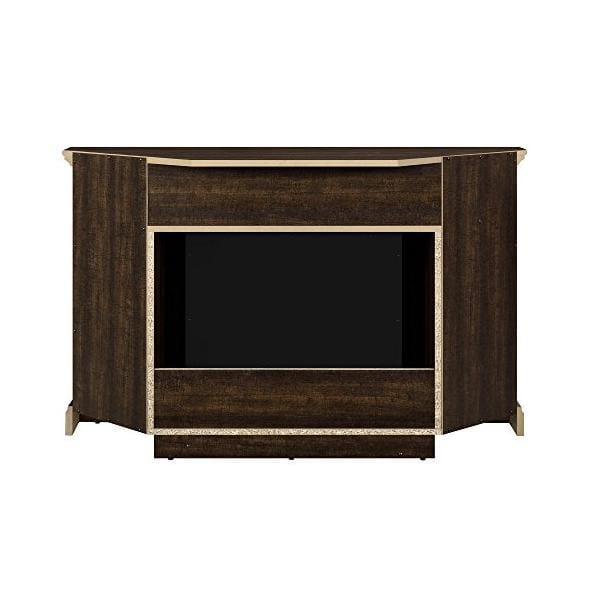 Ameriwood Home Electric Fireplaces Ameriwood Home Overland 50" Espresso Freestanding Electric Corner Fireplace