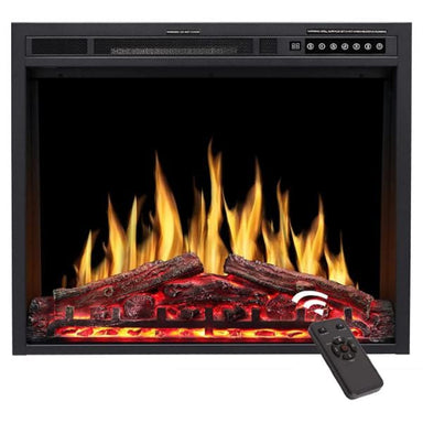 Antarctic Star Electric Fireplaces Antarctic Star 28" Black Electric Fireplace Insert with Remote Control