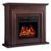 Antarctic Star Electric Fireplaces Antarctic Star 36'' Brown Freestanding  Electric Fireplace with Mantel & Remote Control