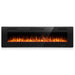 Antarctic Star Electric Fireplaces Antarctic Star 50" Black Wall Mounted Electric Fireplace with Multicolor Flame
